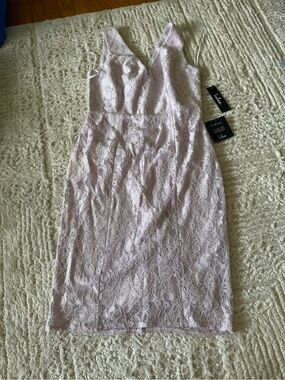 Lulu's Lavender Lace Midi Dress